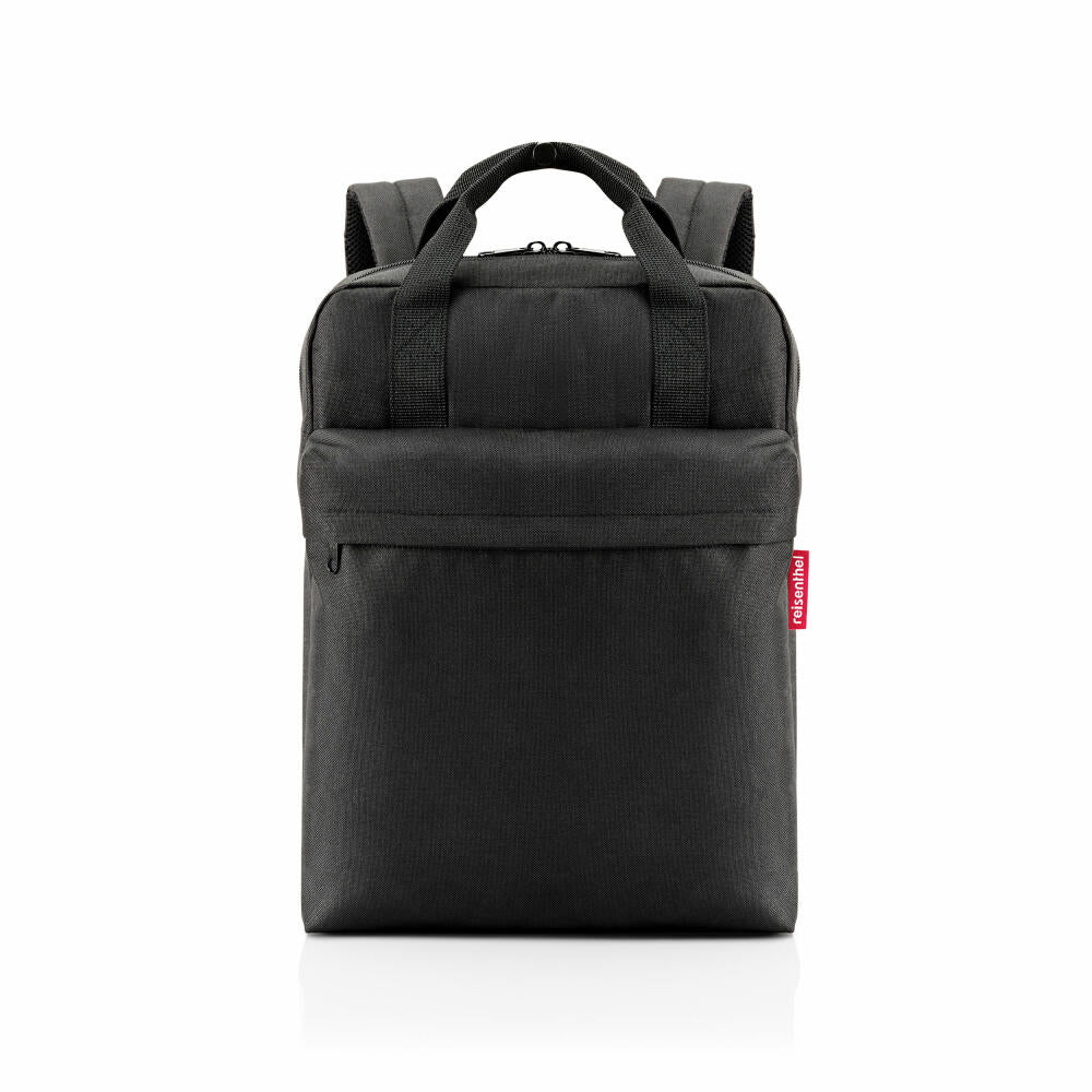 reisenthel allday backpack M iso, Rucksack, Kühltasche, Thermotasche, Black, 15 L, EM7003