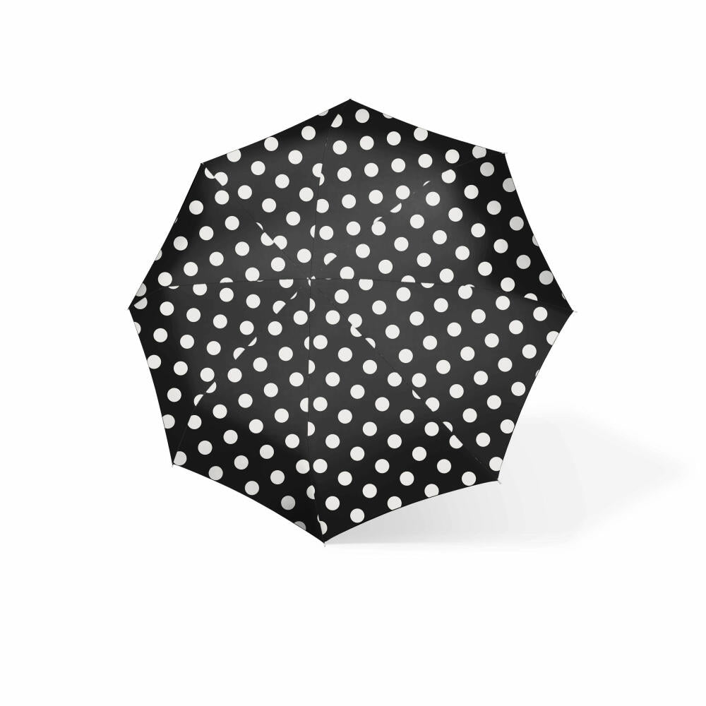 reisenthel umbrella pocket duomatic, Regenschirm, Knirps, Regen Schirm, Taschenschirm, Dots White, RR7073