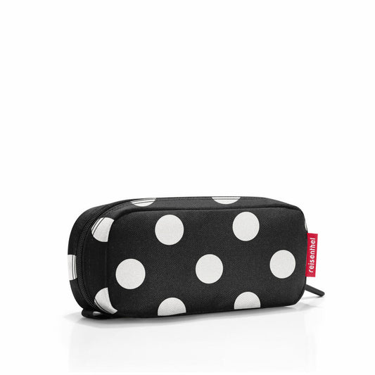 reisenthel multicase, toiletry bag, make-up bag, pencil case, Dots White, 1.5 L, WJ7073