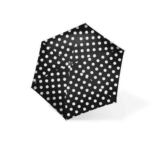 reisenthel umbrella pocket mini, Regenschirm, Knirps, Regen Schirm, Taschenschirm, Dots White, RT7073