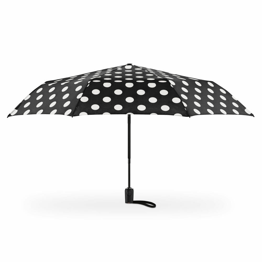 reisenthel umbrella pocket duomatic, Regenschirm, Knirps, Regen Schirm, Taschenschirm, Dots White, RR7073