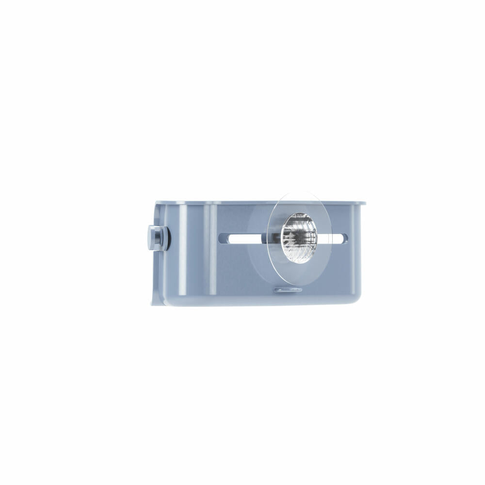 Umbra Eckduschablage Flex zum Kleben, Duschregal, Kunststoff, Schieferblau, 1021299-1050