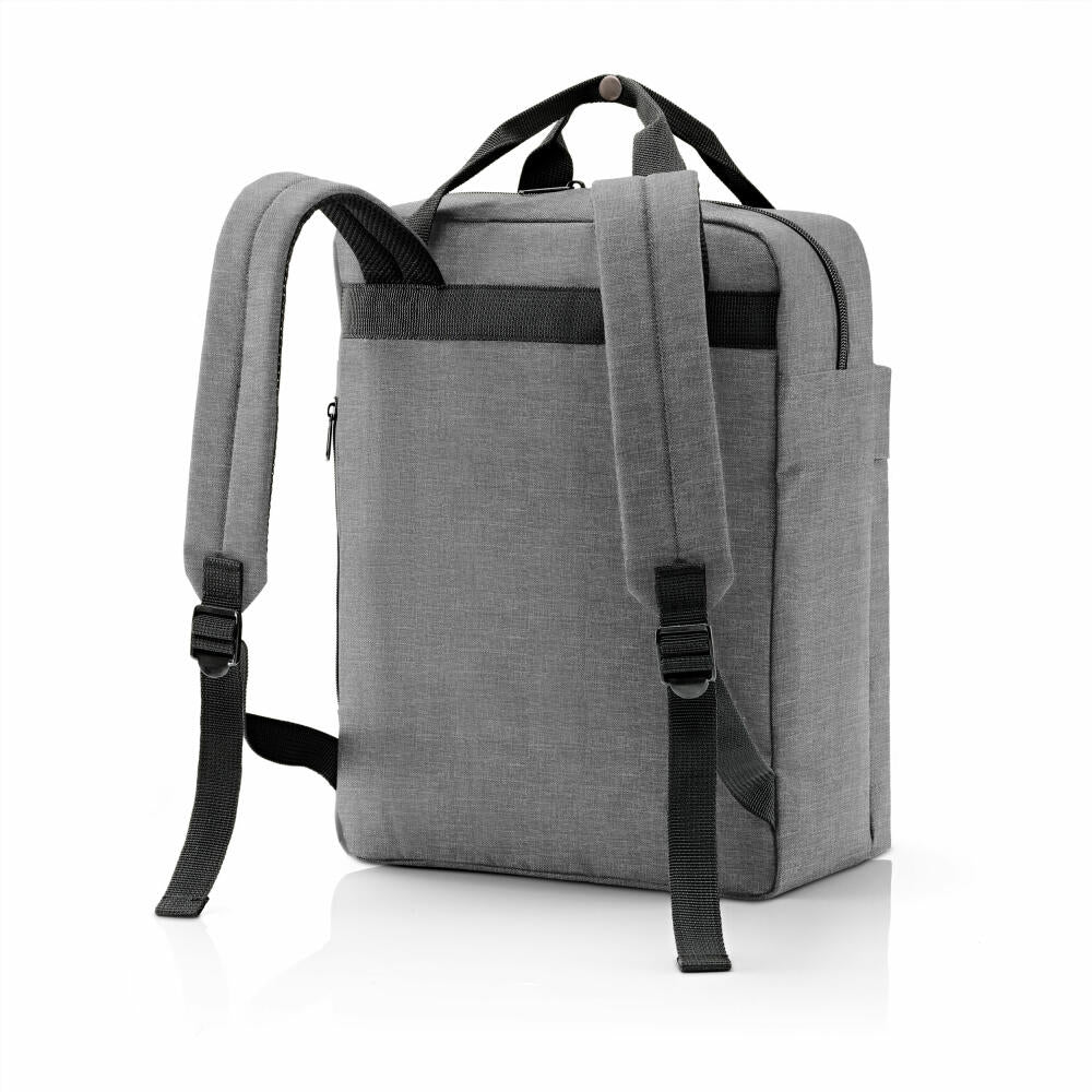 reisenthel allday backpack M iso, Rucksack, Kühltasche, Thermotasche, Twist Silver, 15 L, EM7052