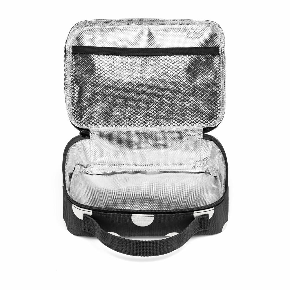 reisenthel thermocase, Kühltasche, Isotasche, Thermo Tasche, Dots White, 1.5 L, OY7073