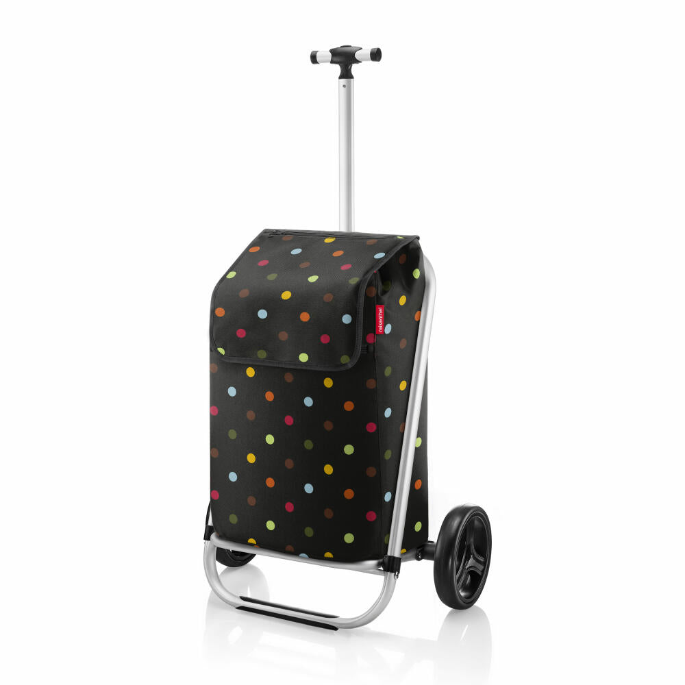 reisenthel shopping trolley, Einkaufstrolley, Einkaufstasche, Dots, 45 L, MH7009