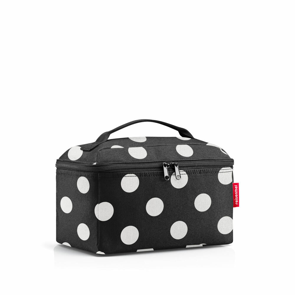 reisenthel beautycase, Kulturtasche, Kulturbeutel, Kosmetiktasche, Dots White, 4 L, FF7073