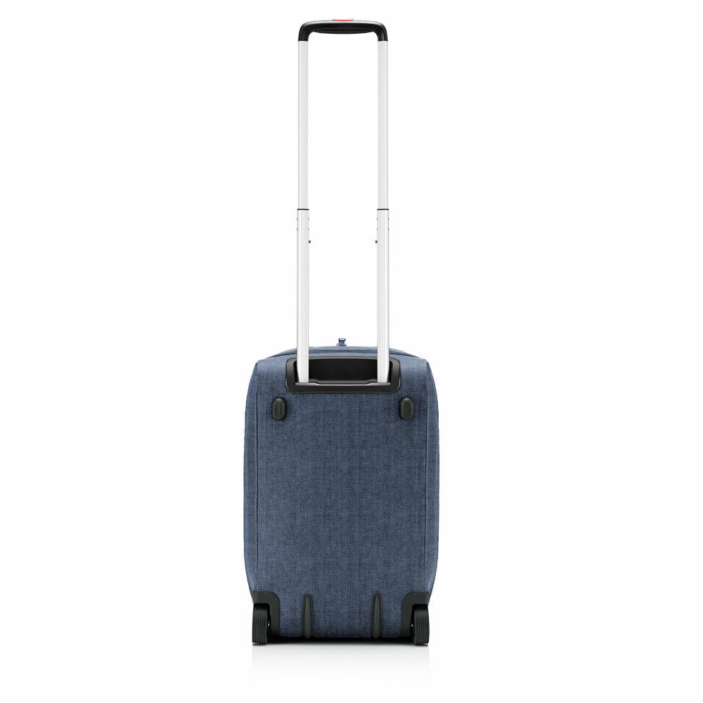 reisenthel allrounder trolley, Reisetasche, Rollkoffer, Koffer, Dokotortasche, Polyestergewebe, Herringbone Dark Blue, 30 L, MP4113