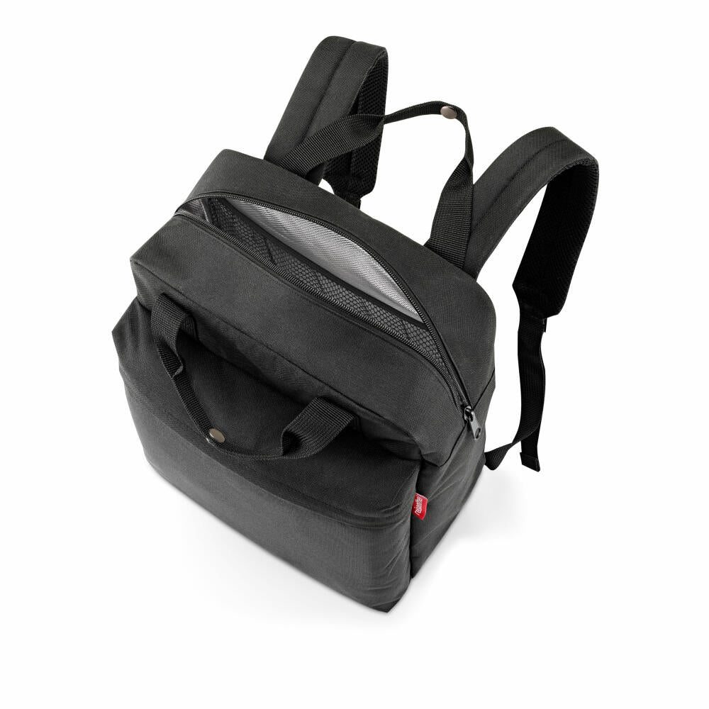 reisenthel allday backpack M iso, Rucksack, Kühltasche, Thermotasche, Black, 15 L, EM7003