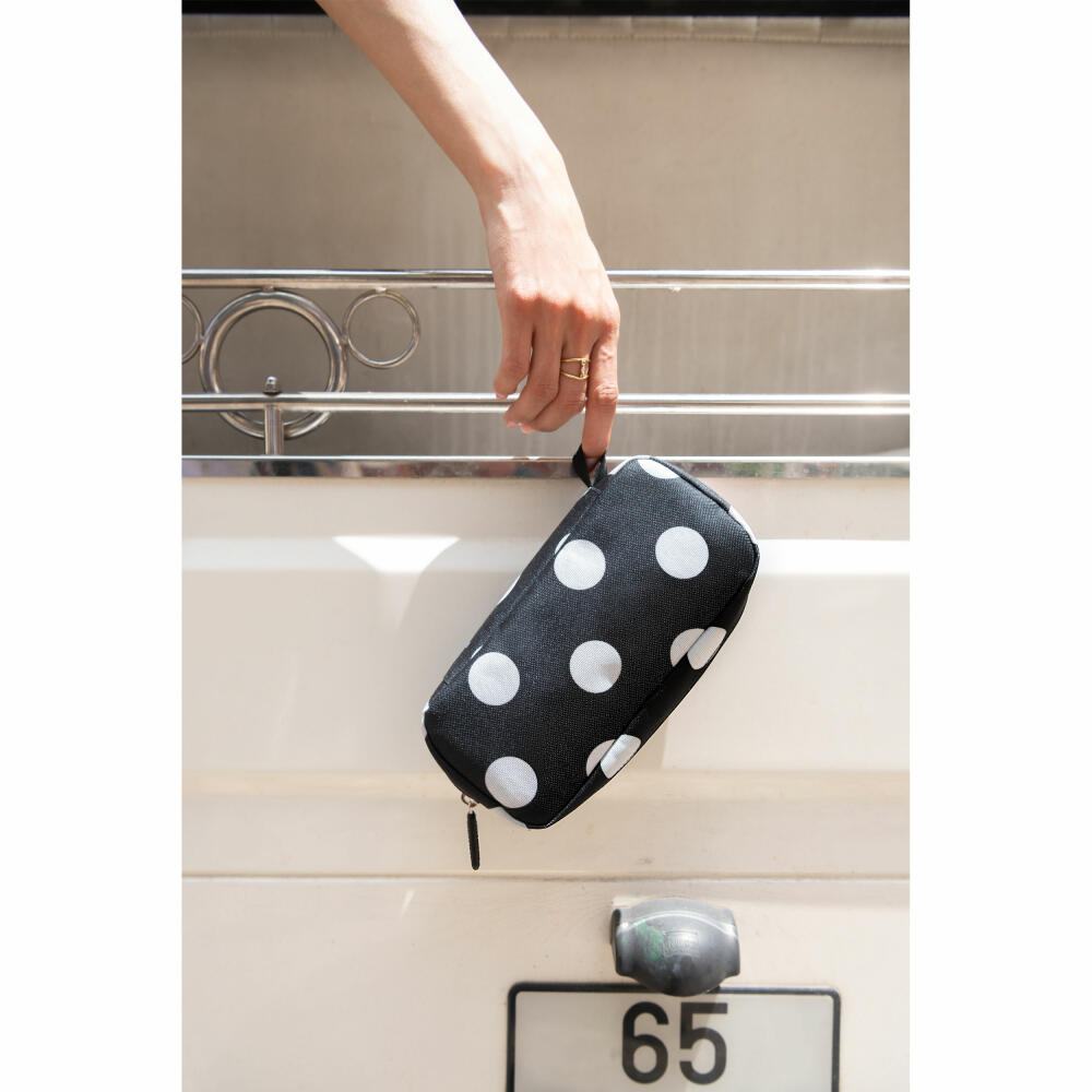 reisenthel multicase, Kulturbeutel, Schminktasche, Mäppchen, Federmappe, Dots White, 1.5 L, WJ7073