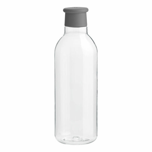 Rig-Tig DRINK-IT Wasserflasche Grey, Trinkflasche, Sportflasche, Kunststoff, Silikon, Grau, 750 ml, Z00212