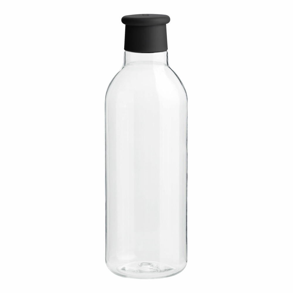 Rig-Tig DRINK-IT Wasserflasche Black, Trinkflasche, Sportflasche, Kunststoff, Silikon, Schwarz, 750 ml, Z00212-5