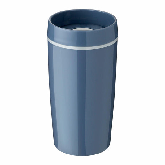 Rig-Tig BRING-IT To-Go Becher Blue, Trinkbecher, Becher, Kunststoff, Silikon, Blau, 340 ml, Z00253