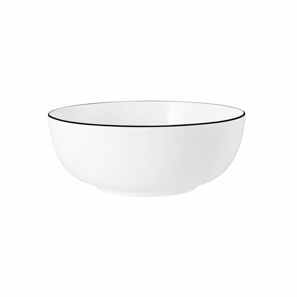 Seltmann Weiden Modern Life Foodbowl, Schüssel, Schale, Porzellan, Black Line, Ø 20.3 cm, 001.761023