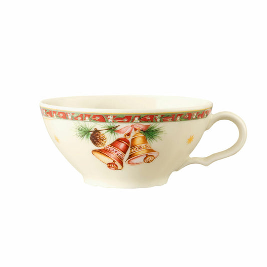 Seltmann Weiden Marie-Luise Teeobertasse, Teetasse, Tee Tasse, Porzellan, Weihnachtsnostalgie, 130 ml, 001.759418