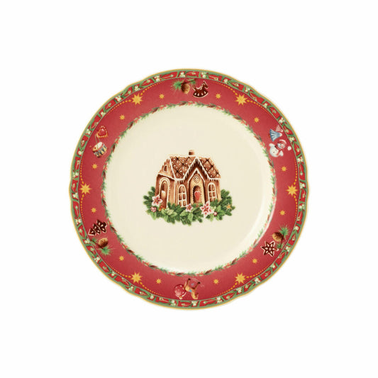 Seltmann Weiden Marie-Luise Brotteller, Frühstücksteller, Teller, Porzellan, Weihnachtsnostalgie, Ø 17.1 cm, 001.759417