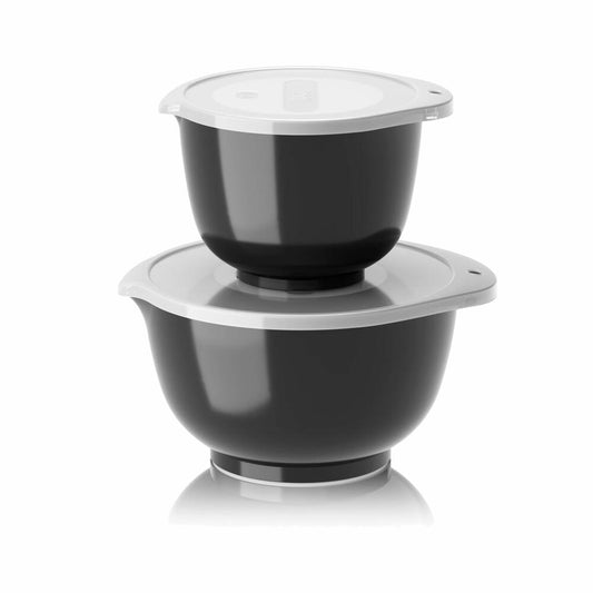 Rosti bowl set Margrethe New 4-piece, Durostima, black, 1.5 + 3 L, 29930