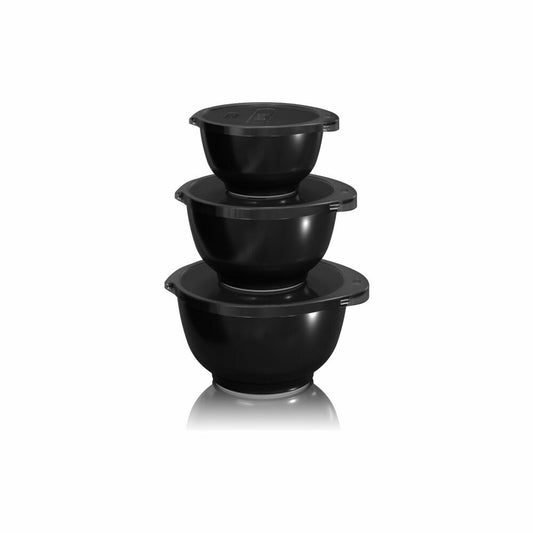 Rosti Mini Bowl Set Margrethe New 6-piece, Durostima, Black, 0.25 + 0.5 + 0.75 L, 29927