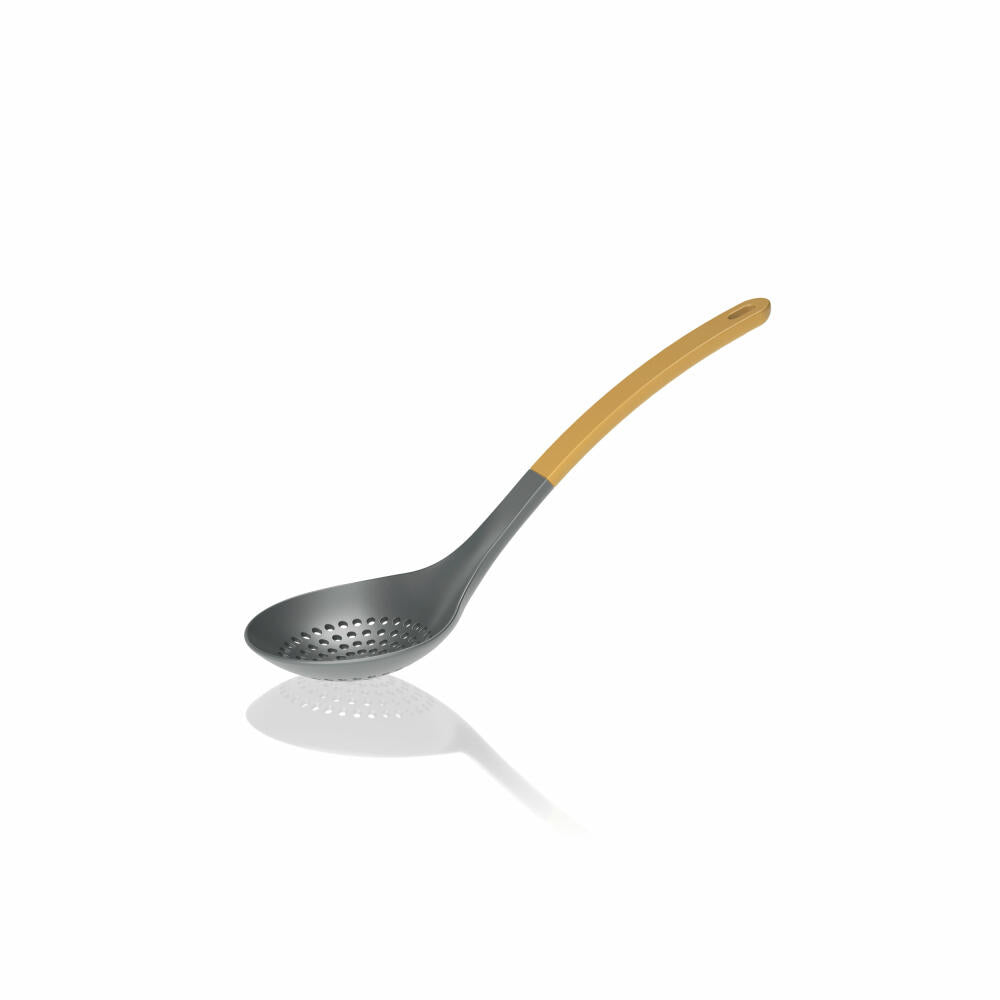 Rosti skimmer New Optima Curry, sieve spoon, nylon, yellow, 32 cm, 32175