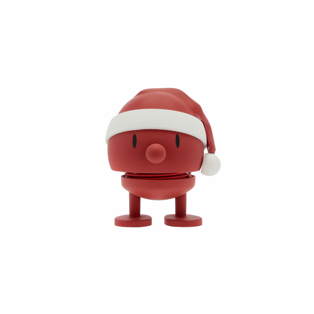 Hoptimist decorative figure Soft Santa Bumble S Red, wobbling figure, ABS plastic, steel, red, 7.2 cm, 33690