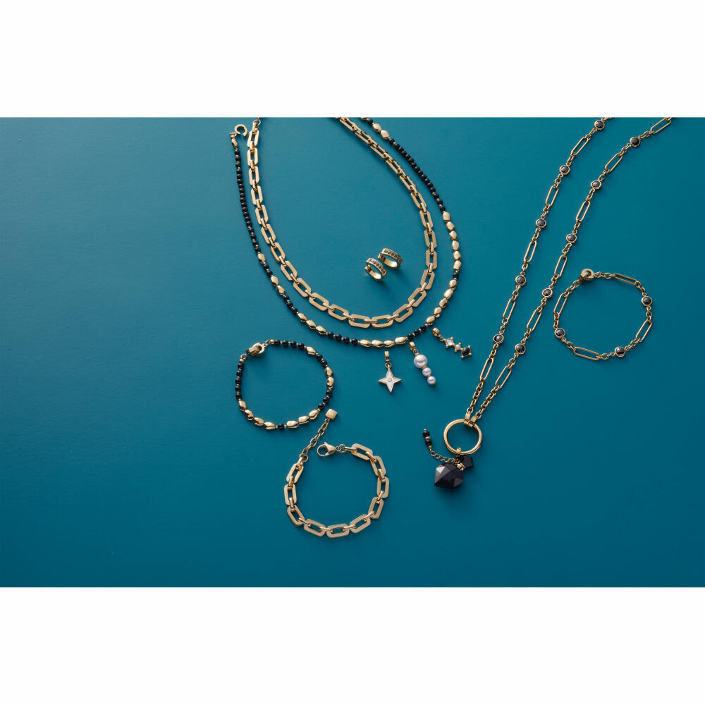 Leonardo Jewels Halskette 45 gold Orfea, Kette, Schmuckkette, Modeschmuck, Edelstahl IP gold , 024279