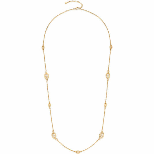 Leonardo Jewels Halskette 80 gold Herma, Kette, Schmuckkette, Modeschmuck, Edelstahl IP, Zirkonia, 024296