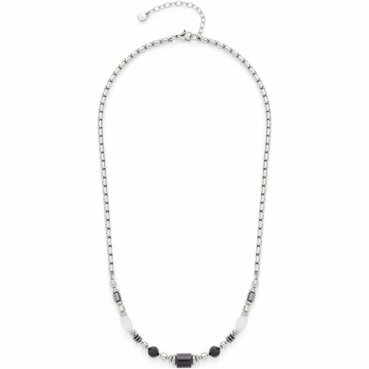 Leonardo Jewels Necklace 45 Casoria, Chain, Jewelry Chain, Fashion Jewelry, Stainless Steel, Glass, Minerals, 024303