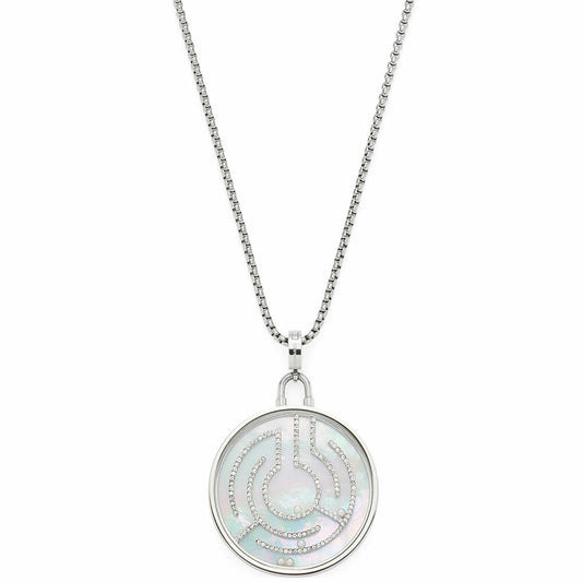 Leonardo Jewels Halskette 80 Joy, Kette, Schmuckkette, Modeschmuck, Edelstahl, Glasperlen, 024366