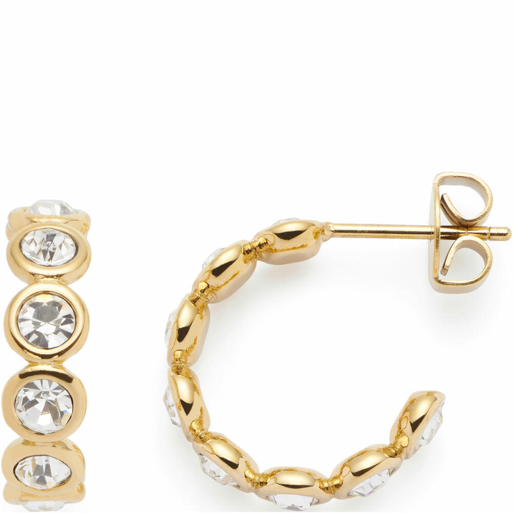 Leonardo Jewels Cremona gold earring, earring, jewelry, stainless steel IP gold, zirconia, 024339