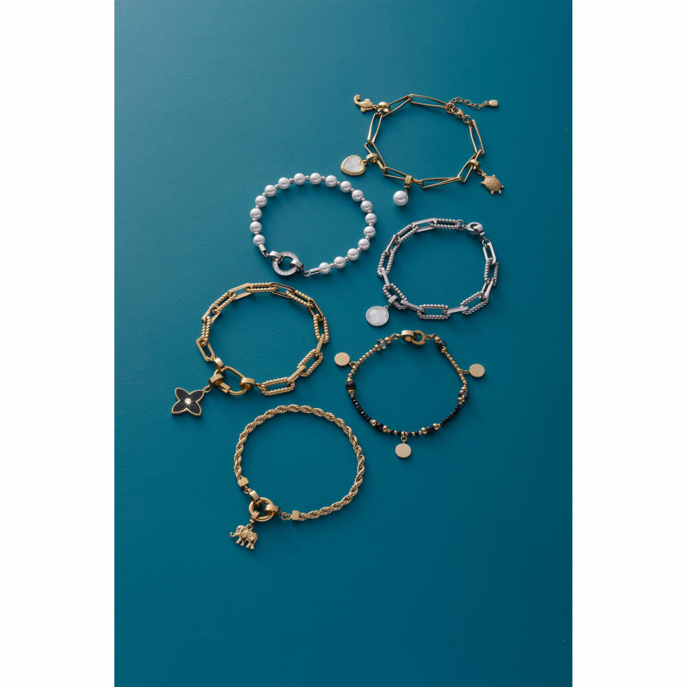 Leonardo Jewels Armband gold Consenza, Schmuckarmband, Armkette, Modeschmuck, Edelstahl IP gold , 024445