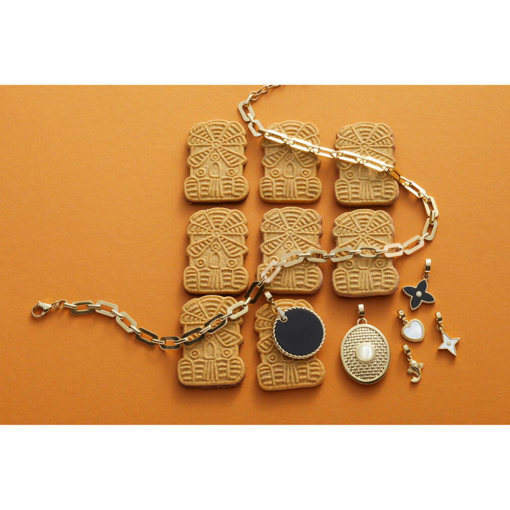 Leonardo Jewels Halskette 45 gold Orfea, Kette, Schmuckkette, Modeschmuck, Edelstahl IP gold , 024279