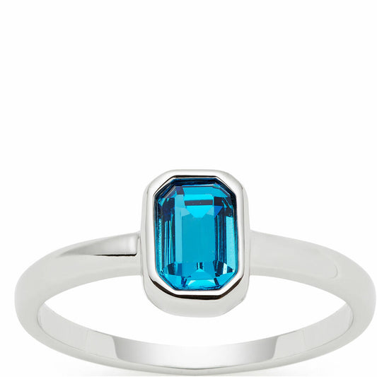 Leonardo Jewels Ring Sophia CIAO, Fingerring, Fingerschmuck, Schmuck, Größe 19, Edelstahl, Glasstein, 024504