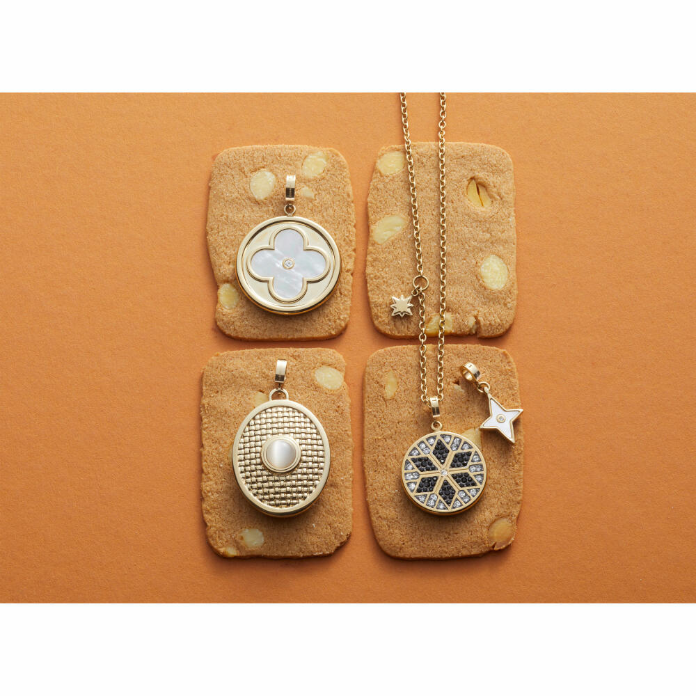 Leonardo Jewels Halskette 70 gold Biella X-Mas, Kette, Schmuckkette, Modeschmuck, Edelstahl IP gold, Zirkonia, 024365