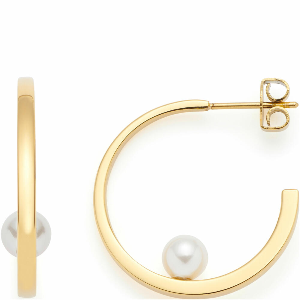 Leonardo Jewels ear studs gold Lucinda, earring, earrings, jewelry, stainless steel IP gold, pearls, 024332