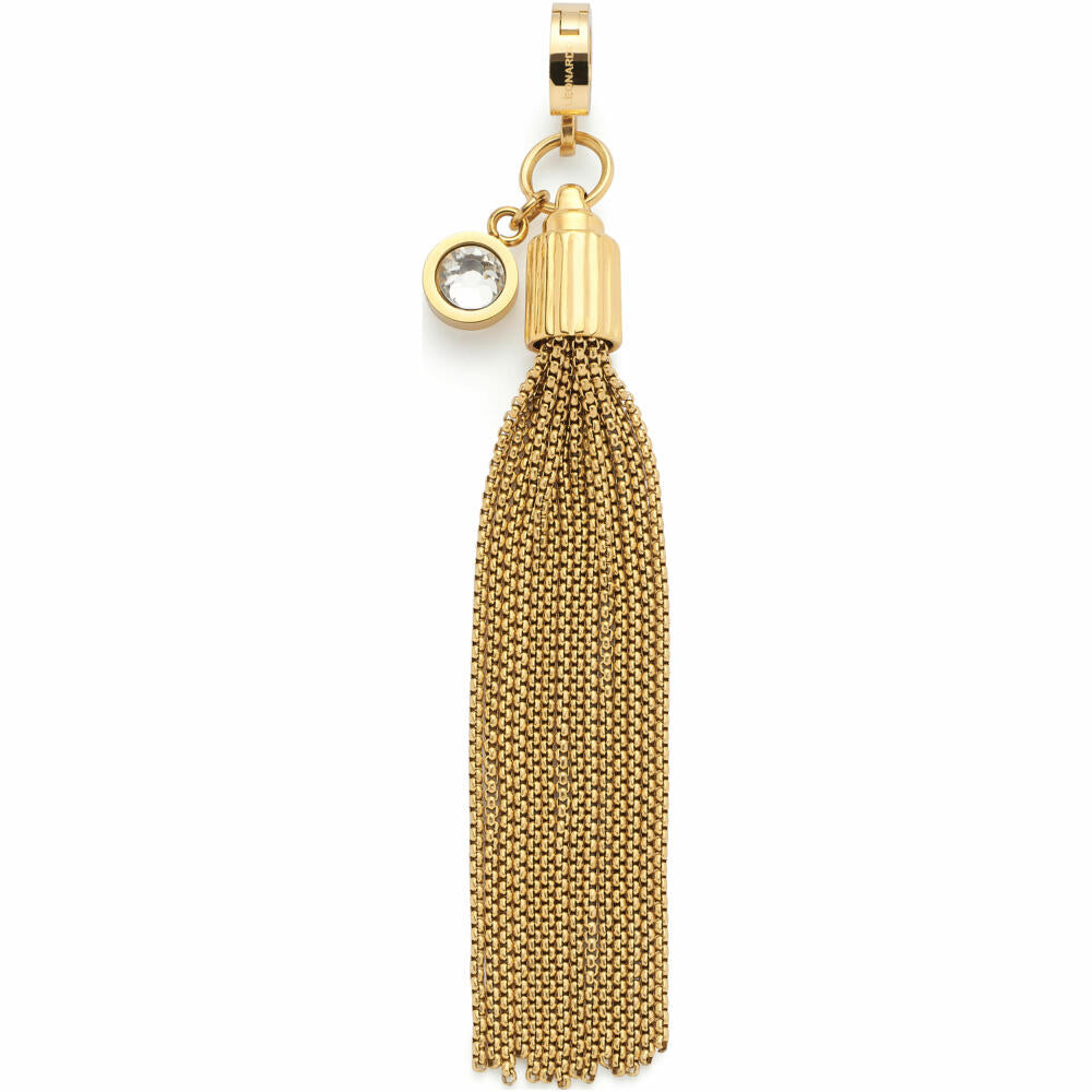 Leonardo Jewels Anhänger gold Pietra Clip&Mix, Schmuckanhänger, Kettenanhänger, Edelstahl IP gold, Zirkonia, 024405