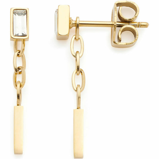 Leonardo Jewels earrings gold Liora CIAO, earring, earrings, jewelry, stainless steel IP gold, glass stones, 024459