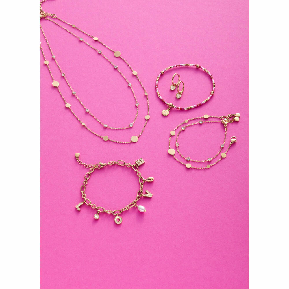 Leonardo Jewels Halskette 42 gold Milla CIAO, Kette, Schmuckkette, Modeschmuck, Edelstahl IP gold , 024456