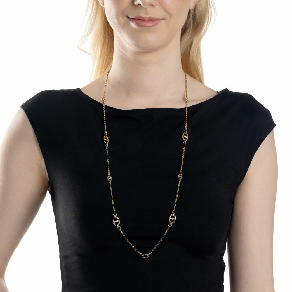 Leonardo Jewels Halskette 80 gold Herma, Kette, Schmuckkette, Modeschmuck, Edelstahl IP, Zirkonia, 024296
