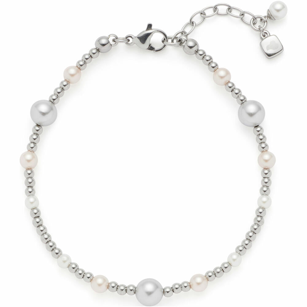 Leonardo Jewels Bracelet Elsana, Jewelry Bracelet, Arm Chain, Fashion Jewelry, Stainless Steel, Pearls, 024334