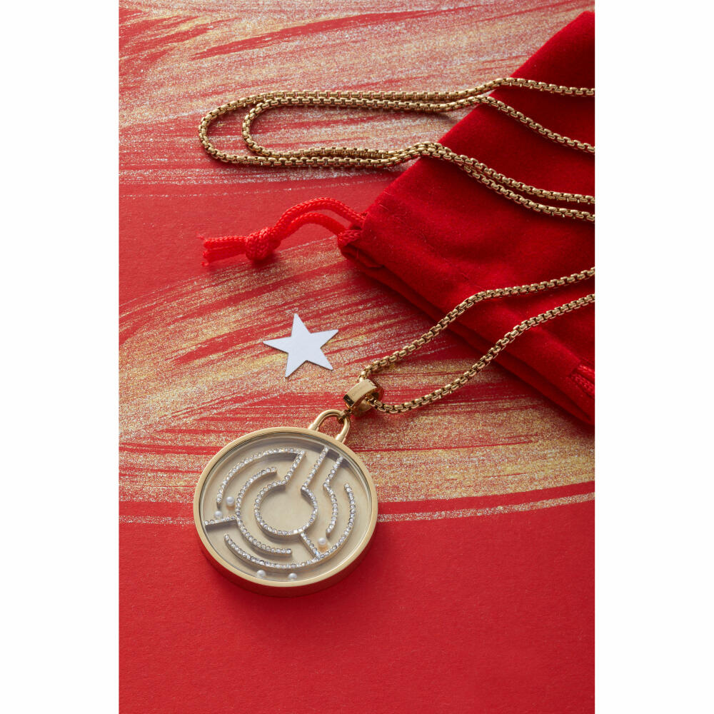 Leonardo Jewels Halskette 80 gold Joy, Kette, Schmuckkette, Modeschmuck, Edelstahl IP gold, Zirkonia, 024367