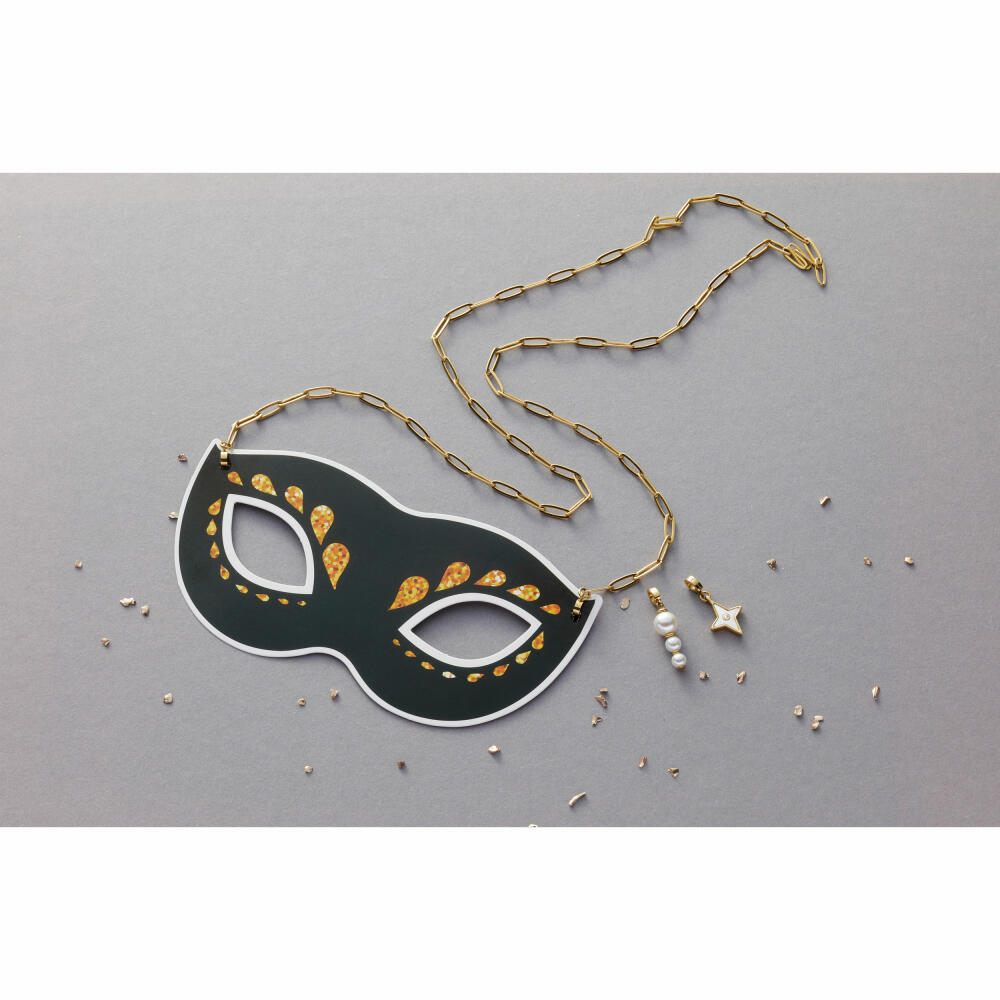 Leonardo Jewels Anhänger gold Boa Clip&Mix, Schmuckanhänger, Kettenanhänger, Edelstahl, Perle, 024424