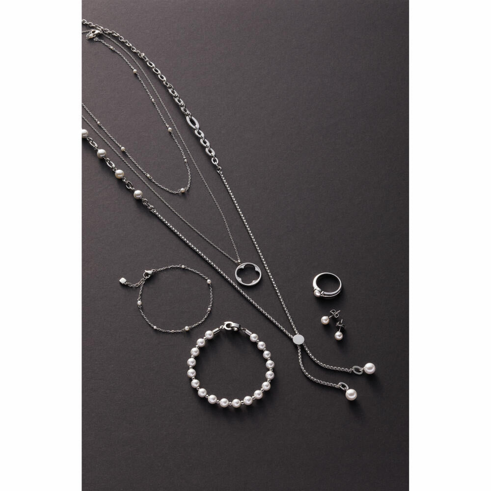 Leonardo Jewels Necklace 60 Campagnola CIAO, Chain, Jewelry Chain, Fashion Jewelry, Stainless Steel, Glass Stones, 024460