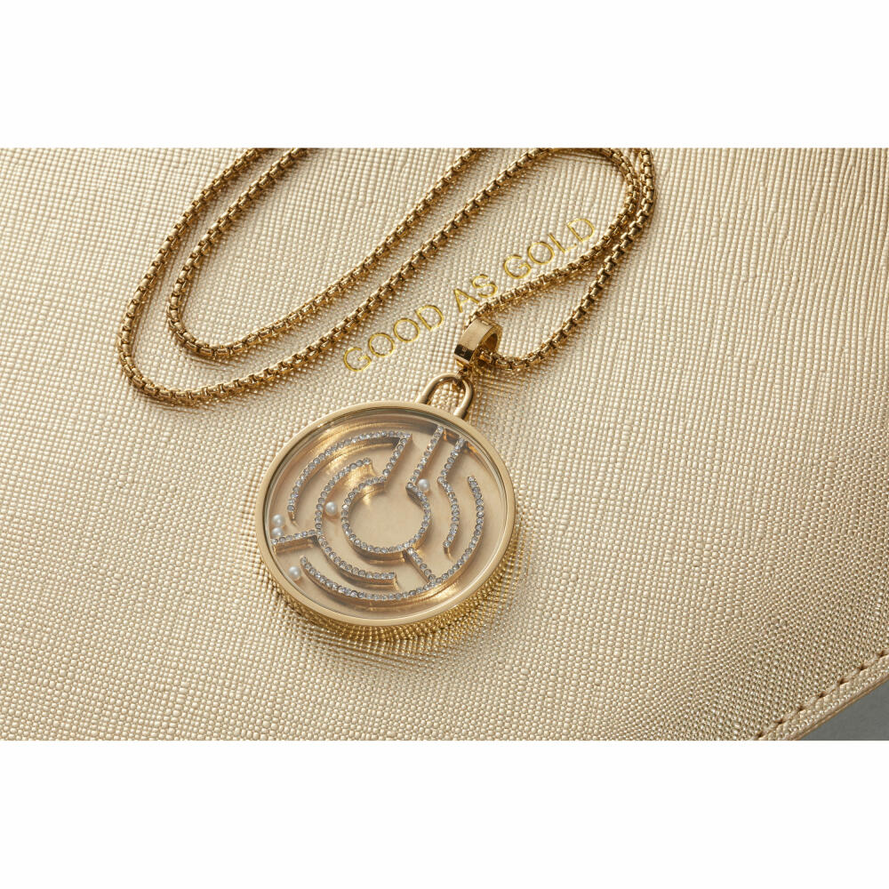 Leonardo Jewels Halskette 80 gold Joy, Kette, Schmuckkette, Modeschmuck, Edelstahl IP gold, Zirkonia, 024367