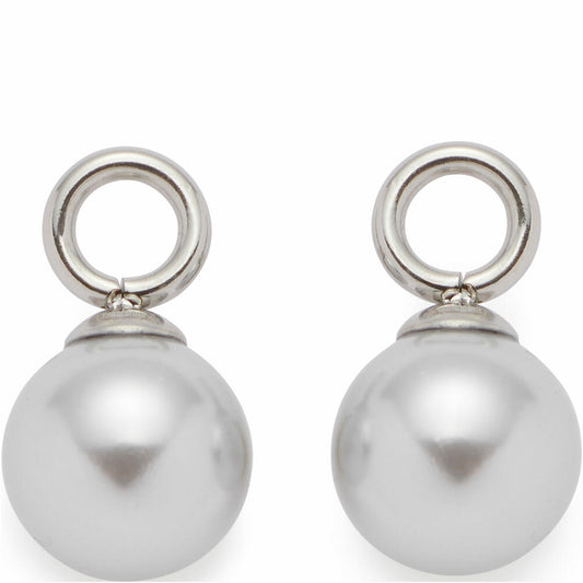Leonardo Jewels Anhänger Perla Beautys, 2er Set, Ohrring-Anhänger, Ohrschmuck, Edelstahl, Perle , 024335