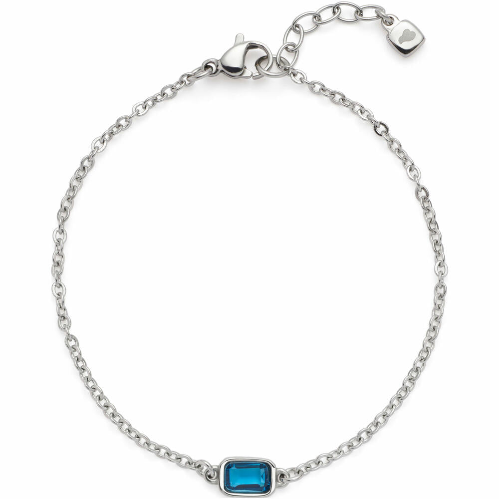 Leonardo Jewels Bracelet Sophia CIAO, Jewelry Bracelet, Arm Chain, Fashion Jewelry, Stainless Steel, Glass Stone, 024478