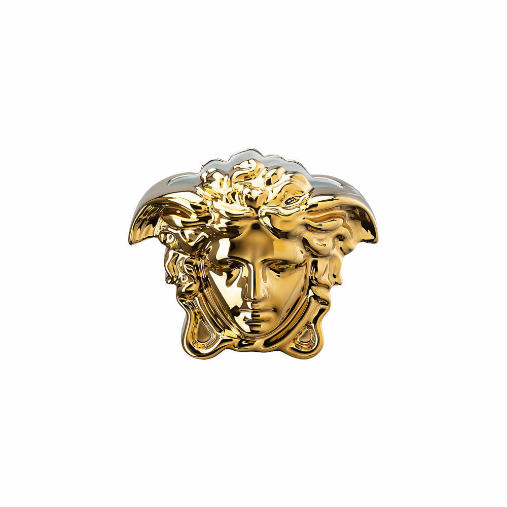 Rosenthal Versace Vase Medusa Grande Gold, Porzellan, 15 cm, 14493-426157-26015