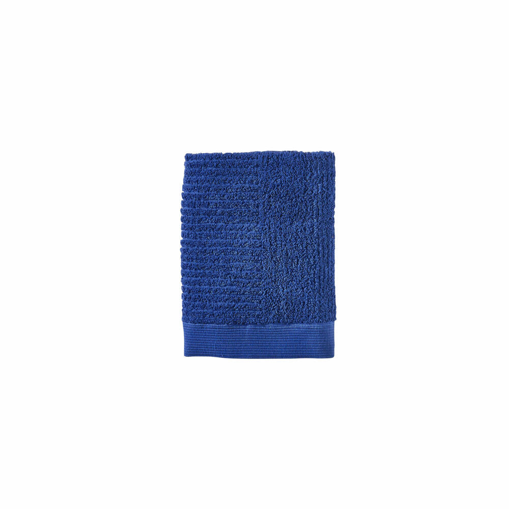 Zone Denmark Towel Classic Indigo Blue, 100% Cotton, Blue, 50 x 70 cm, 31572