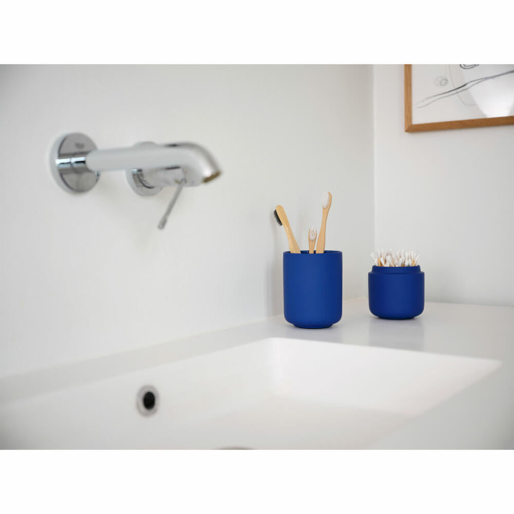 Zone Denmark Toothbrush Cup Ume Indigo Blue, Toothbrush Cup, Stoneware, Blue, 31553