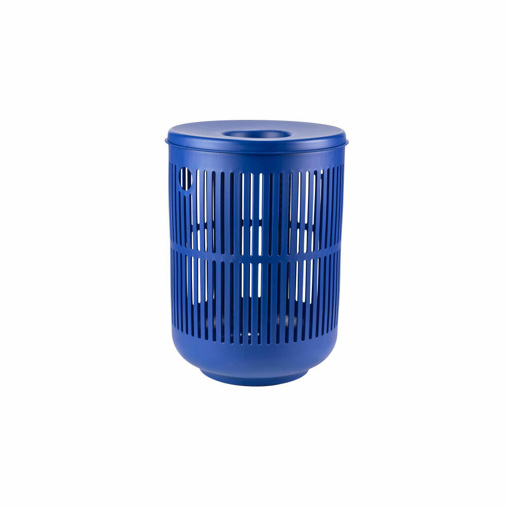 Zone Denmark Laundry Basket Ume Indigo Blue, Laundry Bin, PP Plastic, Blue, 60 L, 31558