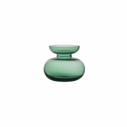 Zone Denmark Vase Inu Moss Green, flower vase, decorative vase, glass, green, 11 x 9 cm, 31498