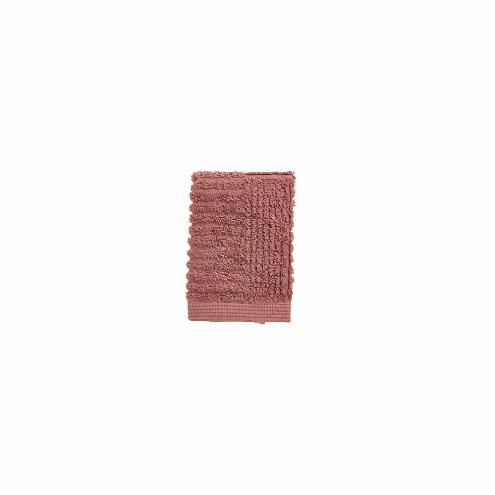 Zone Denmark Washcloth Classic Peach Red, 100% cotton, red, 30 x 30 cm, 33428